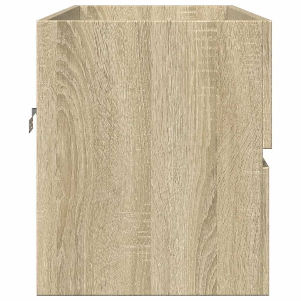 Meuble sous-lavabo vidaXL chêne sonoma 90x38,5x45 cm en bois d'ingénierie