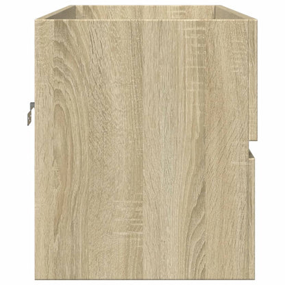 Meuble sous-lavabo vidaXL chêne sonoma 90x38,5x45 cm en bois d'ingénierie