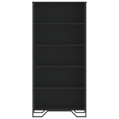 vidaXL Bücherregal Schwarz 80x31x169 cm Holzwerkstoff