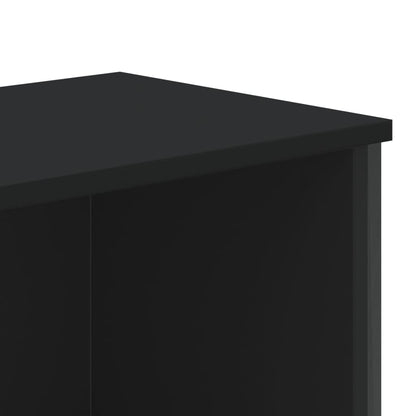 vidaXL Bücherregal Schwarz 80x31x169 cm Holzwerkstoff