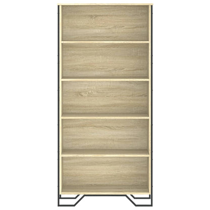 vidaXL Bücherregal Sonoma-Eiche 80x31x169 cm Holzwerkstoff