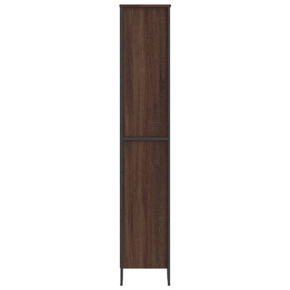 vidaXL Bücherregal Braun Eichen-Optik 80x31x169 cm Holzwerkstoff