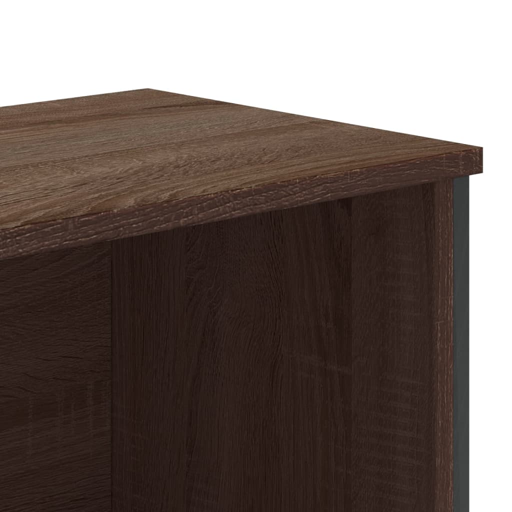 vidaXL Bücherregal Braun Eichen-Optik 80x31x169 cm Holzwerkstoff
