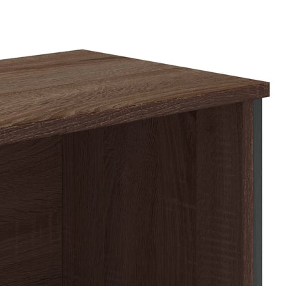 vidaXL Bücherregal Braun Eichen-Optik 80x31x169 cm Holzwerkstoff