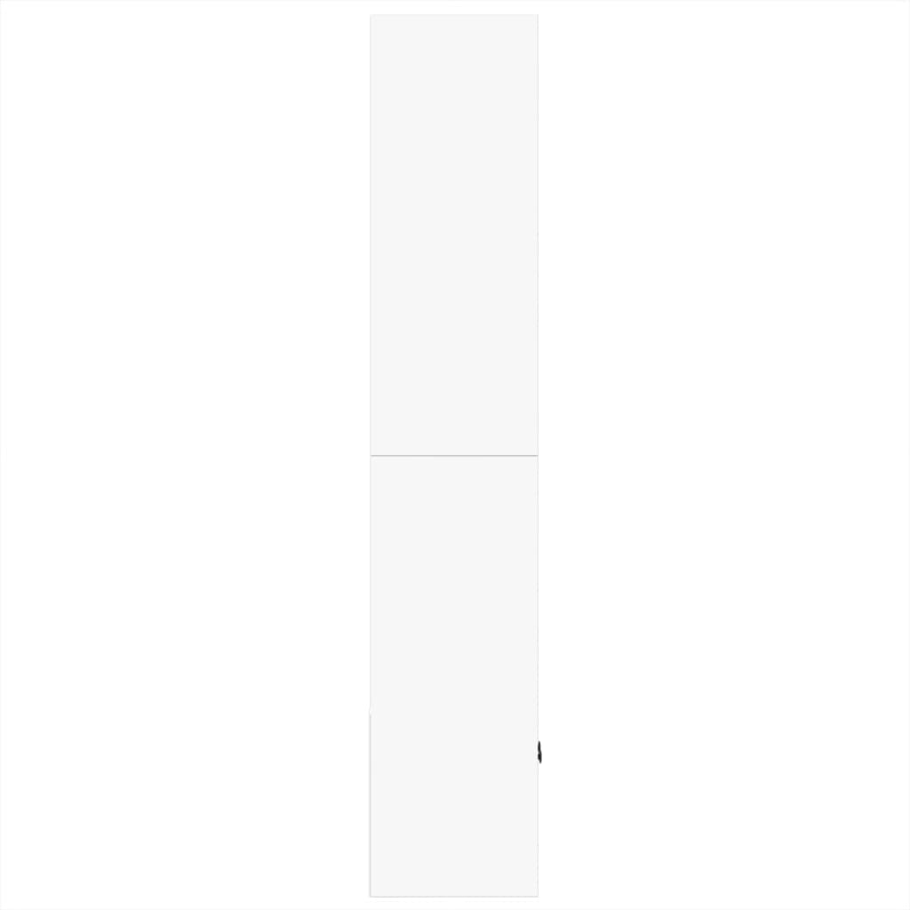 vidaXL Bücherregal Weiß 70x36x189 cm Holzwerkstoff