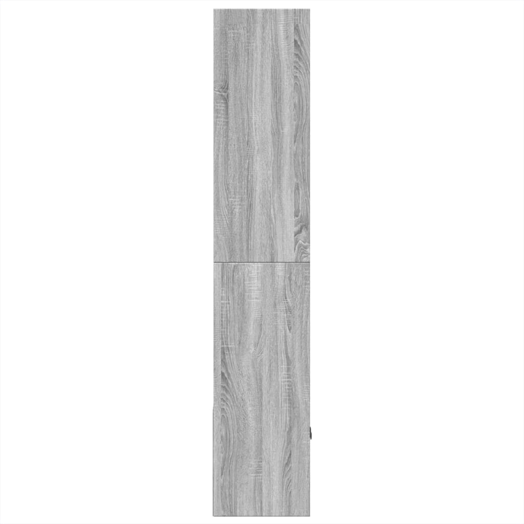 vidaXL Bücherregal Grau Sonoma 70x36x189 cm Holzwerkstoff
