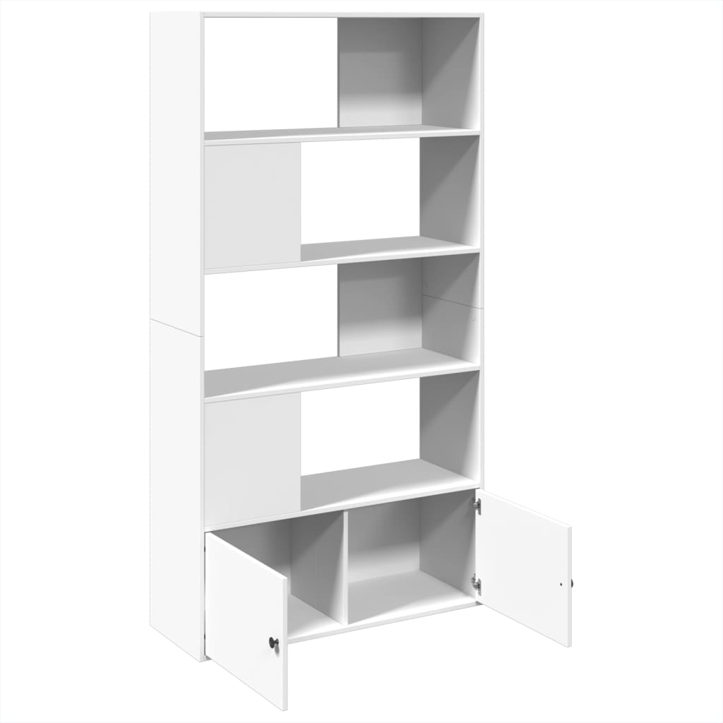 vidaXL Bücherregal Weiß 100x36x189 cm Holzwerkstoff
