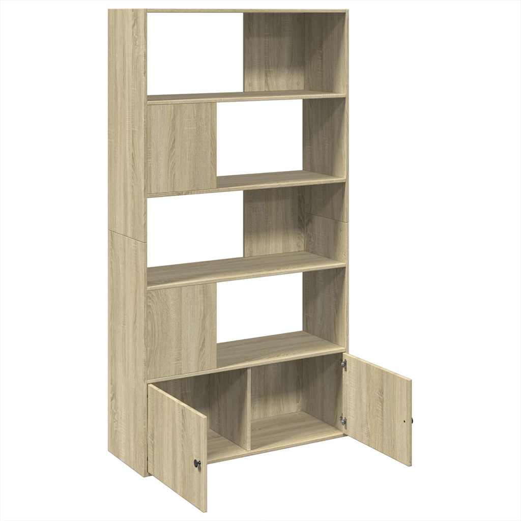 vidaXL Bücherregal Sonoma-Eiche 100x36x189 cm Holzwerkstoff