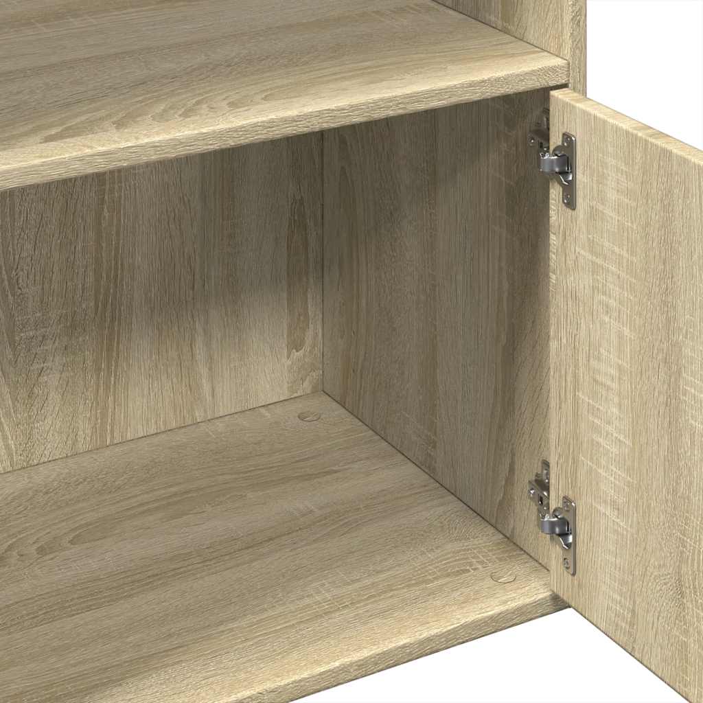 vidaXL Bücherregal Sonoma-Eiche 100x36x189 cm Holzwerkstoff