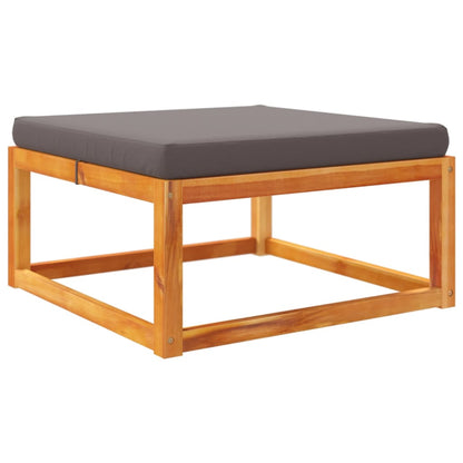 vidaXL 4-tlg. Gartensofa-Set mit Kissen Holz Akazie & Rattan