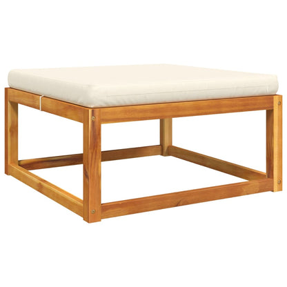 vidaXL 4-tlg. Gartensofa-Set mit Kissen Holz Akazie & Rattan