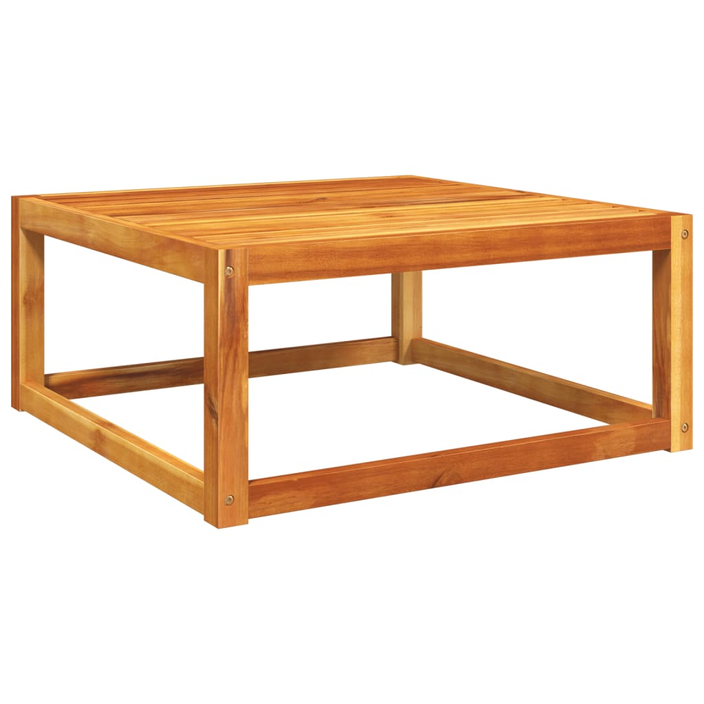 vidaXL Table de jardin 65x65x29 cm Bois d'acacia massif