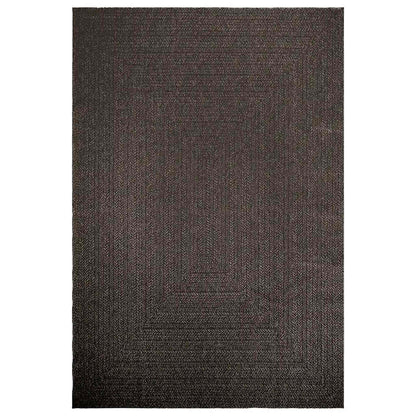 vidaXL Tapis ZIZUR Anthracite 200x290 cm Aspect Jute Intérieur et Extérieur
