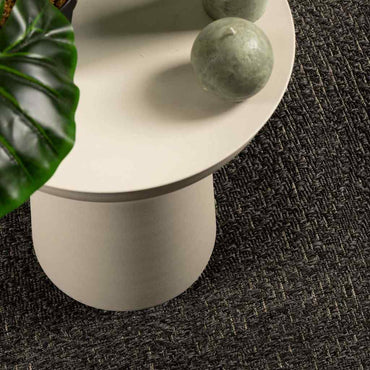 vidaXL Teppich ZIZUR Anthrazit 120x170cm Jute-Optik Indoor und Outdoor