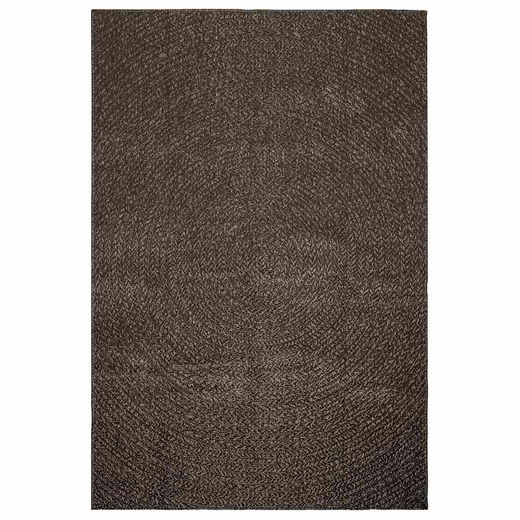 Teppich ZIZUR Anthrazit 140x200cm Jute-Optik Indoor und Outdoor