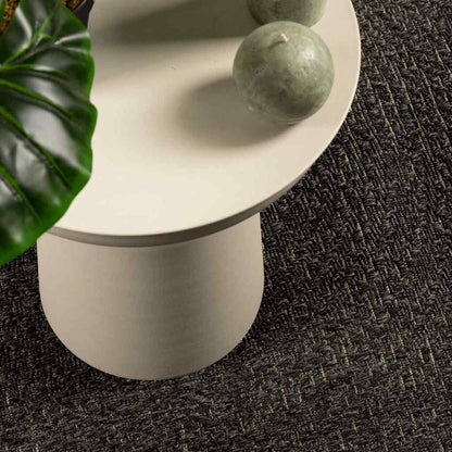 vidaXL Teppich ZIZUR Anthrazit 160x230cm Jute-Optik Indoor und Outdoor