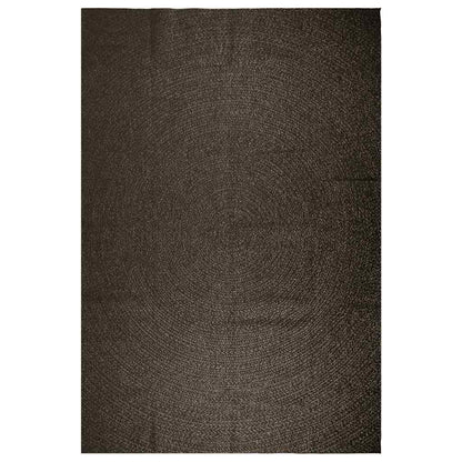 vidaXL Teppich ZIZUR Anthrazit 240x340cm Jute-Optik Indoor und Outdoor