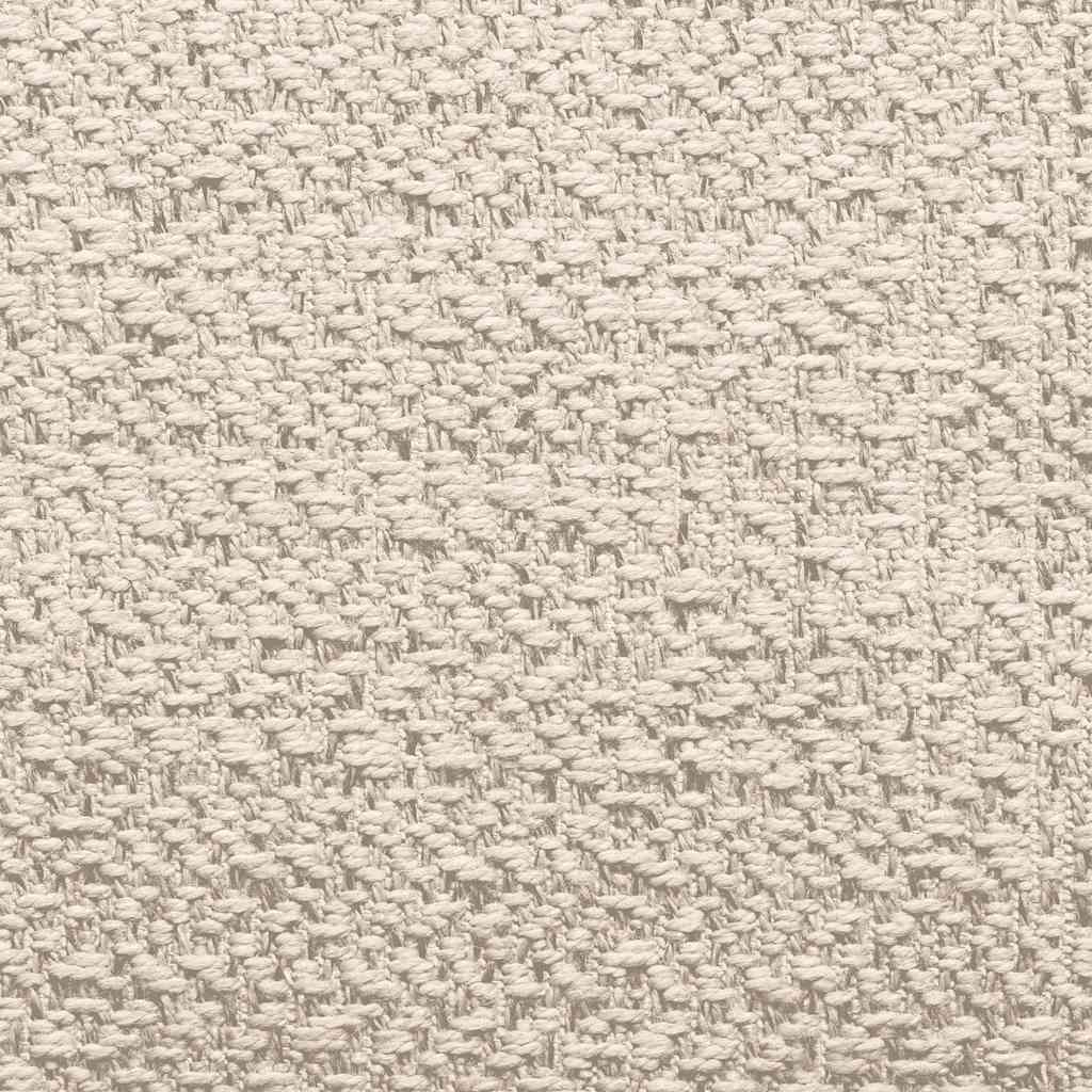 vidaXL Teppich ZIZUR Creme 120x170 cm Jute-Optik Indoor und Outdoor