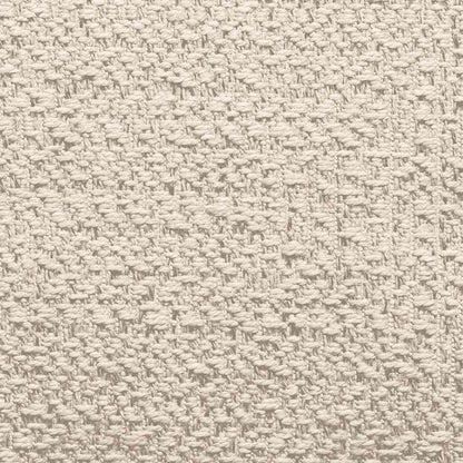 vidaXL Teppich ZIZUR Creme 140x200 cm Jute-Optik Indoor und Outdoor
