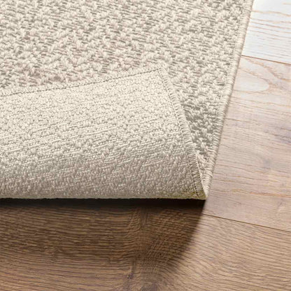 vidaXL Teppich ZIZUR Creme 160x230 cm Jute-Optik Indoor und Outdoor