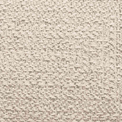 vidaXL Teppich ZIZUR Creme 200x200 cm Jute-Optik Indoor und Outdoor