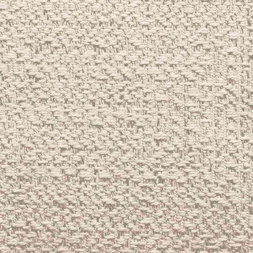 vidaXL Teppich ZIZUR Creme 240x240 cm Jute-Optik Indoor und Outdoor