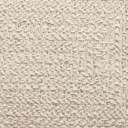 vidaXL Teppich ZIZUR Creme 240x240 cm Jute-Optik Indoor und Outdoor