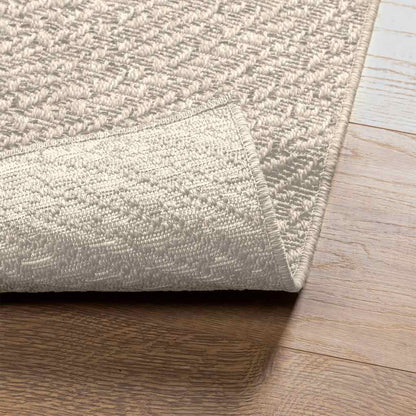 vidaXL Teppich ZIZUR Creme 160x230 cm Jute-Optik Indoor und Outdoor