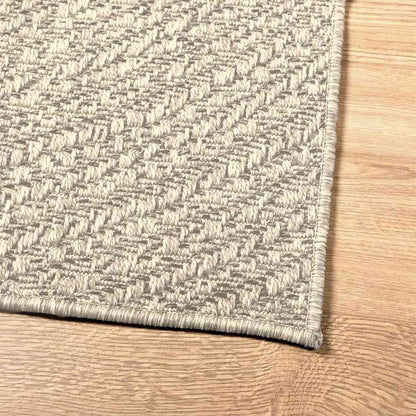 vidaXL Tapis ZIZUR Crème 200x200 cm Aspect Jute Intérieur et Extérieur
