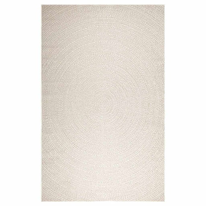 vidaXL Teppich ZIZUR Creme 200x290 cm Jute-Optik Indoor und Outdoor