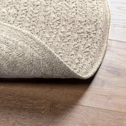 vidaXL Teppich ZIZUR Creme Ø 200 cm Jute-Optik Indoor und Outdoor