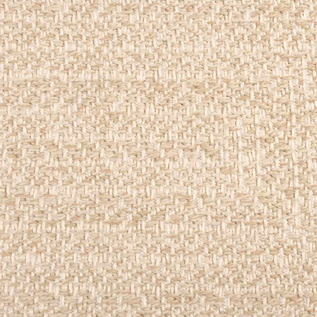 vidaXL Teppich ZIZUR Beige 120x120 cm Jute-Optik Indoor und Outdoor