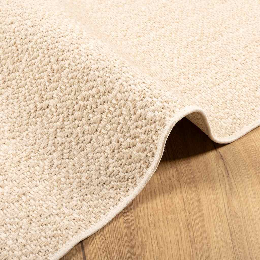 vidaXL Teppich ZIZUR Beige 120x170 cm Jute-Optik Indoor und Outdoor