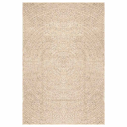 vidaXL Teppich ZIZUR Beige 160x230 cm Jute-Optik Indoor und Outdoor