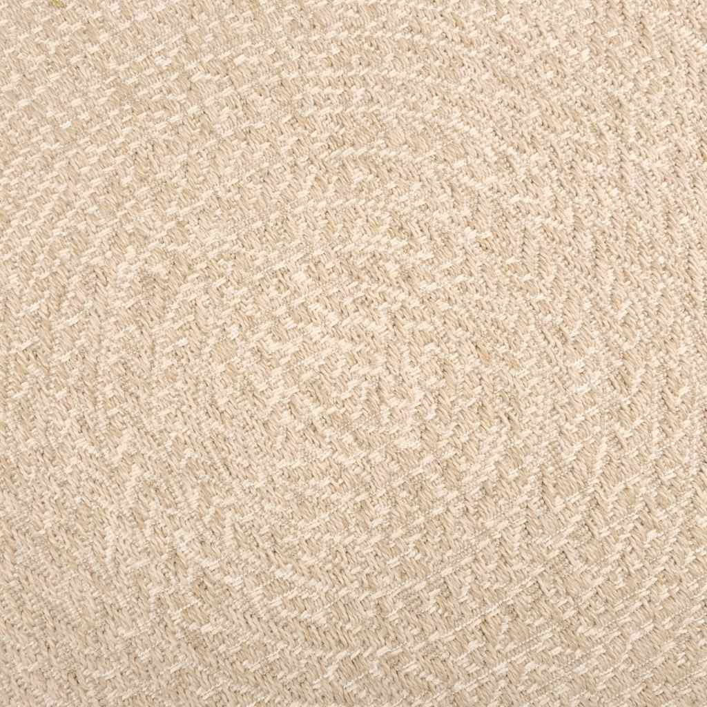 vidaXL Teppich ZIZUR Beige 200x290 cm Jute-Optik Indoor und Outdoor