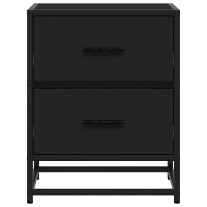 vidaXL Nachttisch Schwarz 40x31x50 cm Holzwerkstoff