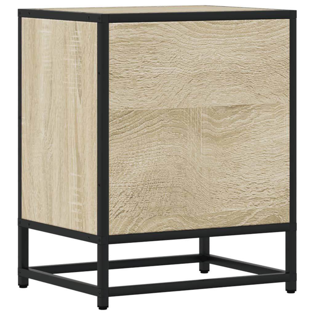 Nachttische 2 Stk. Sonoma-Eiche 40x31x50 cm Holzwerkstoff