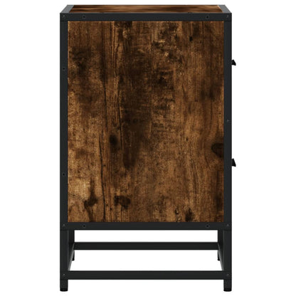 vidaXL Tables de chevet 2 pcs Chêne fumé 40x31x50 cm Bois d'ingénierie