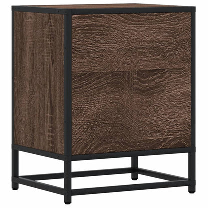 vidaXL Nachttisch Braun Eichen-Optik 40x31x50 cm Holzwerkstoff