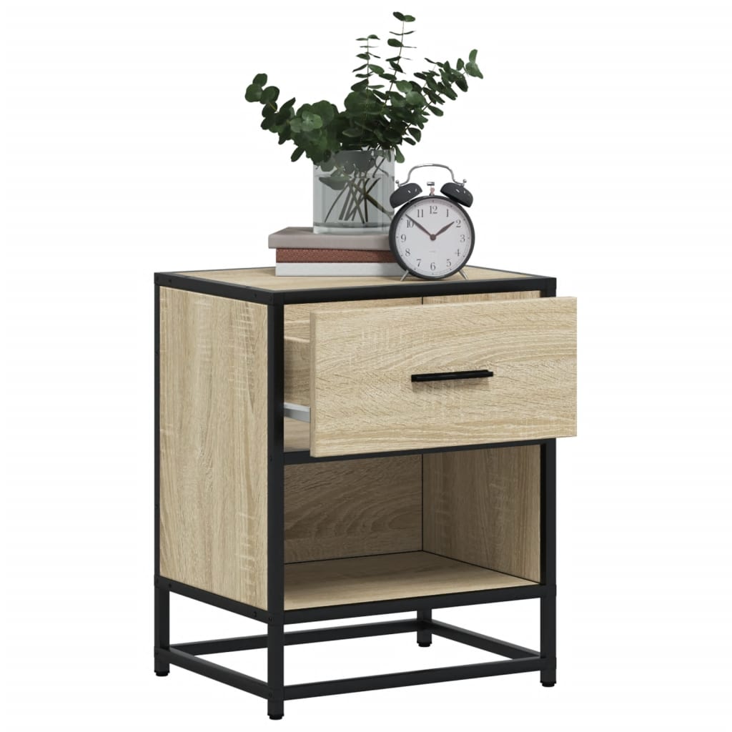 vidaXL Nachttisch Sonoma-Eiche 40x31x50 cm Holzwerkstoff