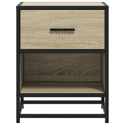 vidaXL Nachttische 2 Stk. Sonoma-Eiche 40x31x50 cm Holzwerkstoff