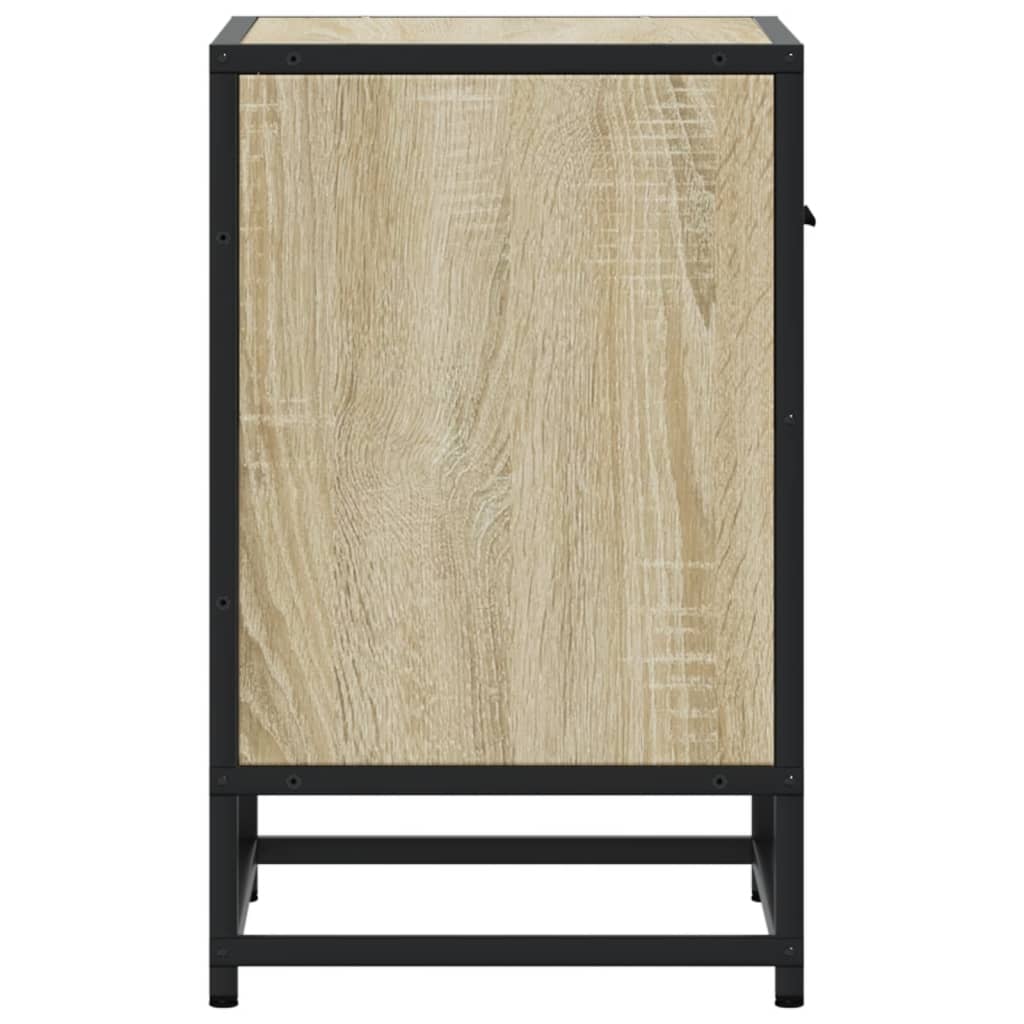 vidaXL Nachttische 2 Stk. Sonoma-Eiche 40x31x50 cm Holzwerkstoff