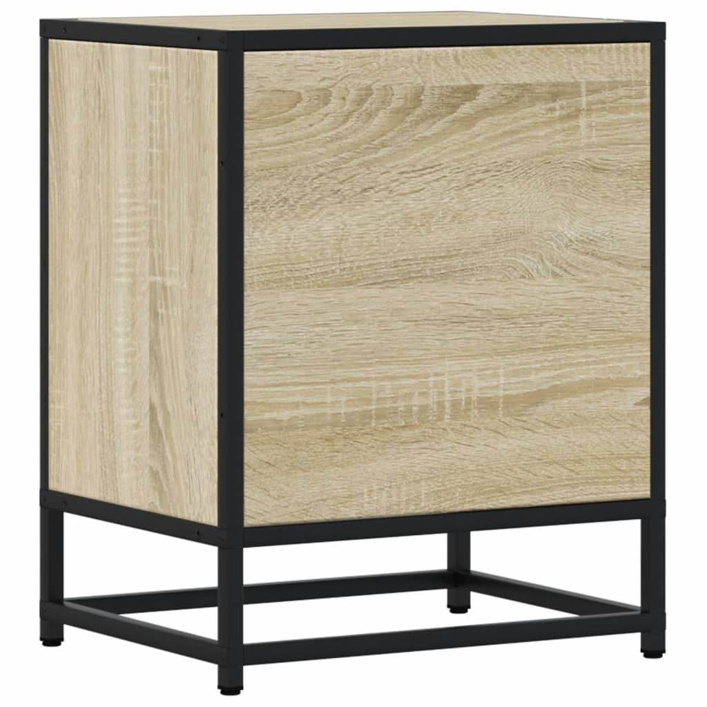 vidaXL Nachttische 2 Stk. Sonoma-Eiche 40x31x50 cm Holzwerkstoff