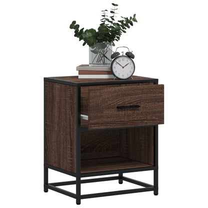 vidaXL Nachttisch Braun Eichen-Optik 40x31x50 cm Holzwerkstoff