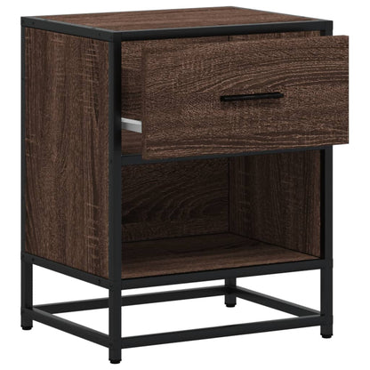 vidaXL Nachttische 2 Stk. Braun Eichen-Optik 40x31x50 cm Holzwerkstoff