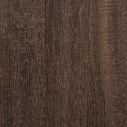 vidaXL Nachttische 2 Stk. Braun Eichen-Optik 40x31x50 cm Holzwerkstoff