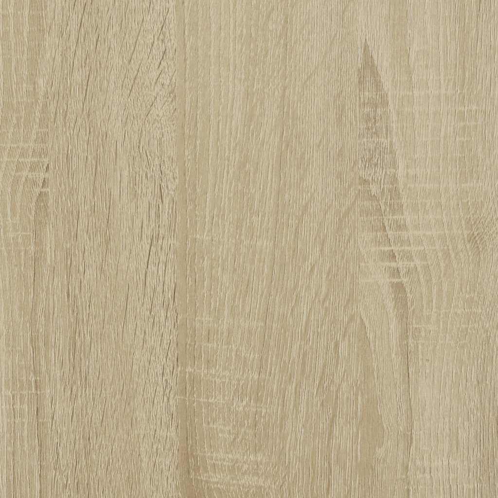 vidaXL Nachttisch Sonoma-Eiche 60x31x60 cm Holzwerkstoff und Metall