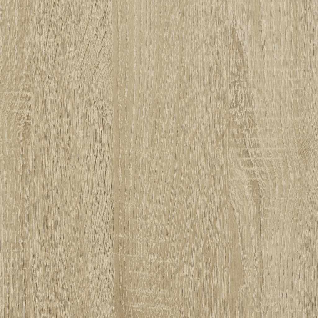 vidaXL Nachttische 2 Stk. Sonoma-Eiche 40x31x50cm Holzwerkstoff Metall