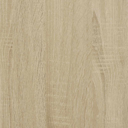 vidaXL Nachttische 2 Stk. Sonoma-Eiche 40x31x50cm Holzwerkstoff Metall