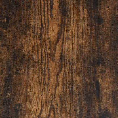 vidaXL Nachttische 2 Stk. Räuchereiche 40x31x50cm Holzwerkstoff Metall